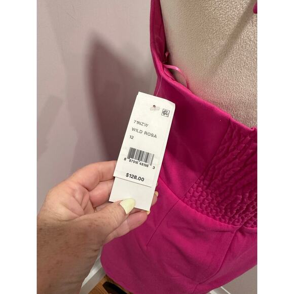 NWT French Connection Dress in Wild Rosa Size 12 - Picture 6 of 6